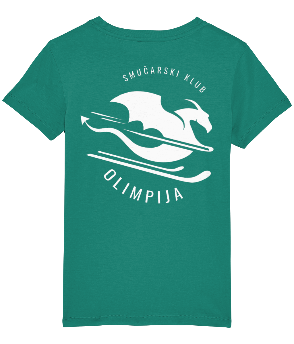 Otroška kratka majica - z belim zmajem - slika 2