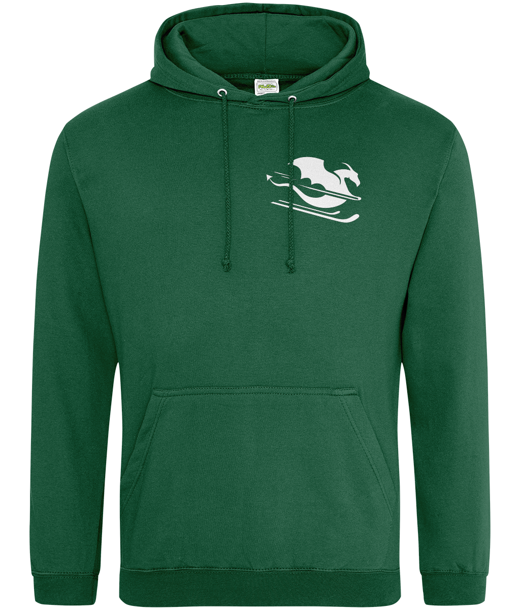 Hoodie z belim zmajem