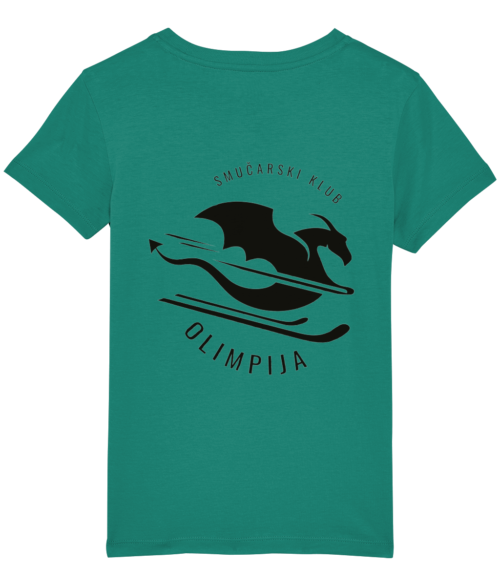 Otroška majica s kratkimi rokavi s črnim zmajem - slika 4