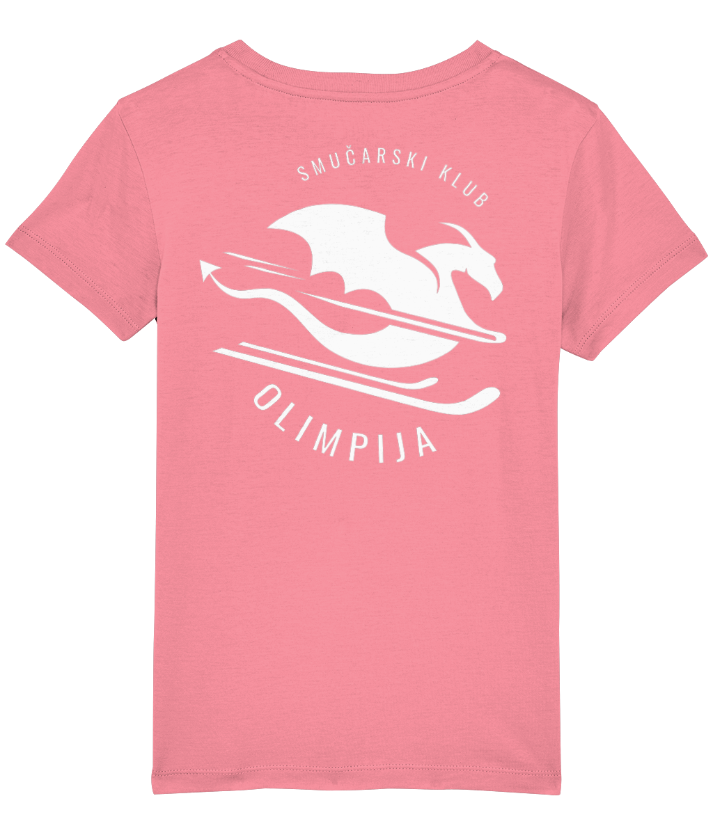 Otroška majica s kratkimi rokavi z belim zmajem - slika 2