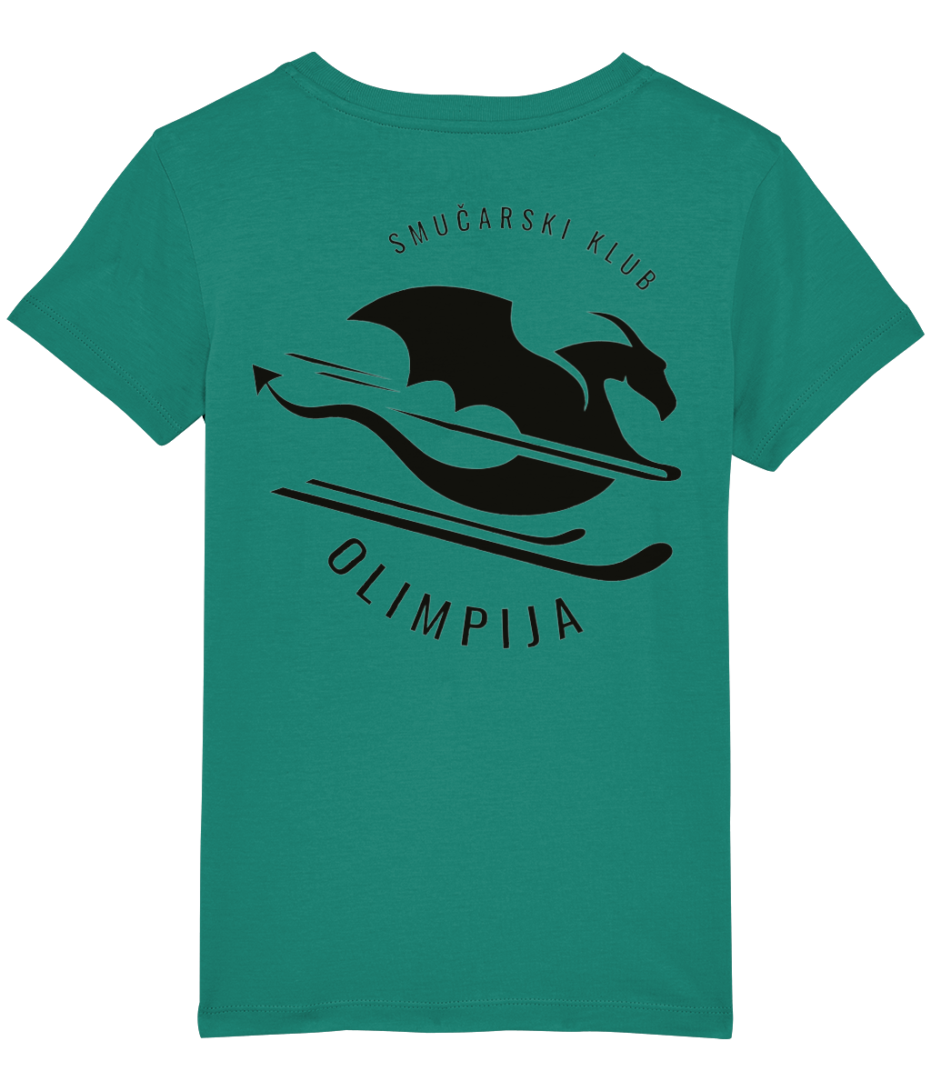 Otroška majica s kratkimi rokavi s črnim zmajem - slika 2