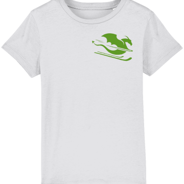 Otroška majica s kratkimi rokavi z zelenim zmajem