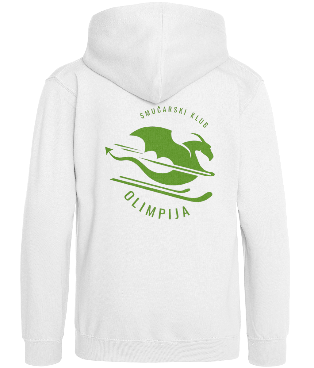 Otroški hoodie z zelenim zmajem - slika 2